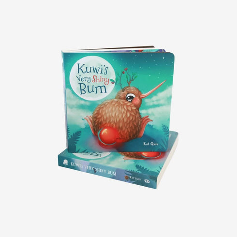 Kuwi's Very Shiny Bum Board Book-Illustrated Publishing-Matakana Pharmacy